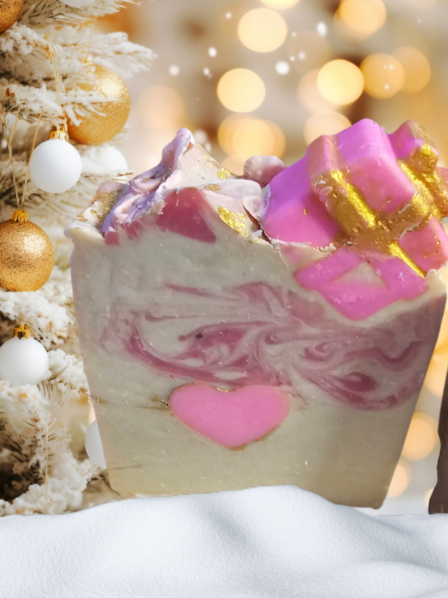 Christmas Themed Goat's Milk & Tallow Soap Bars