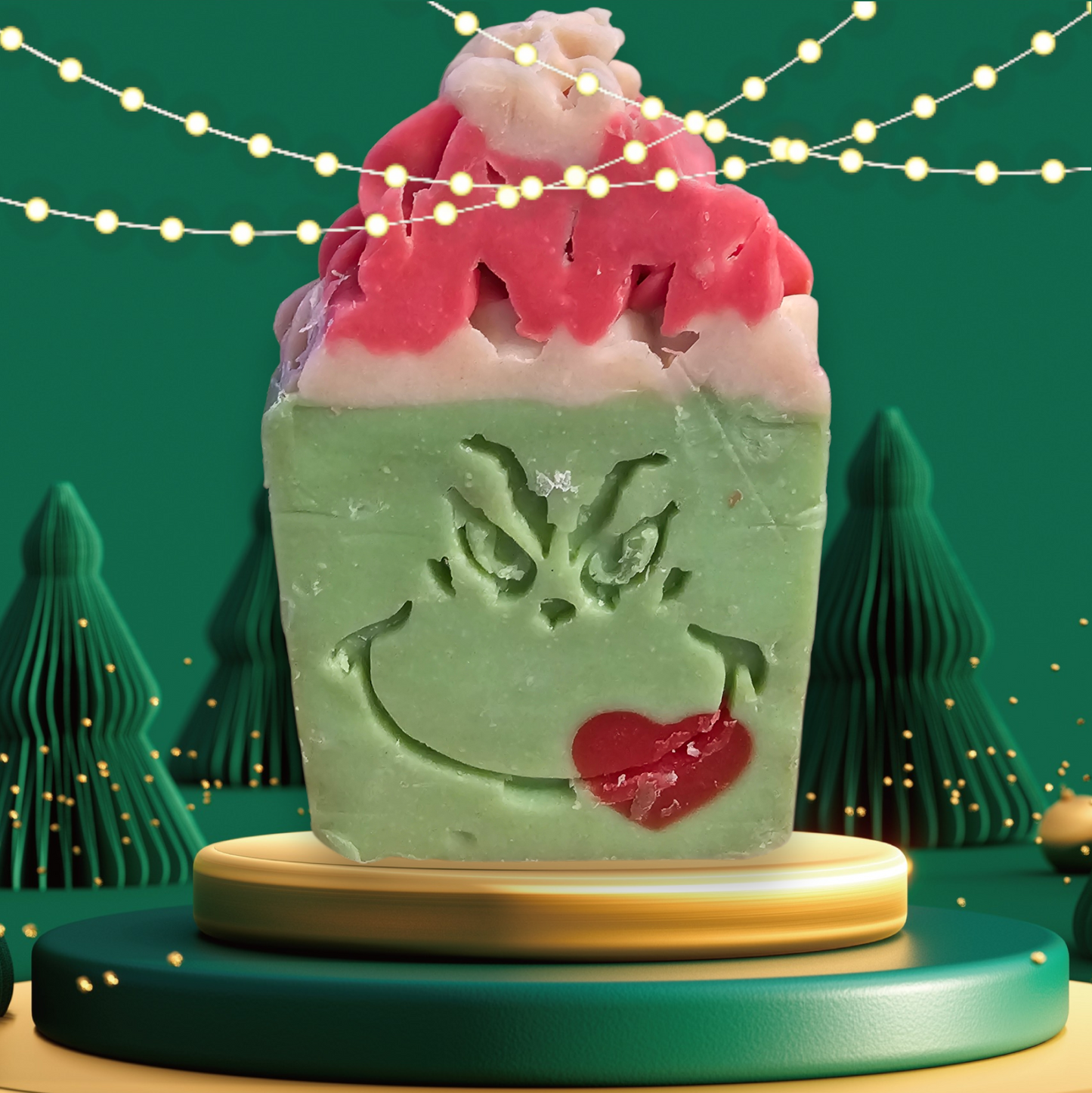 Christmas Themed Goat's Milk & Tallow Soap Bars