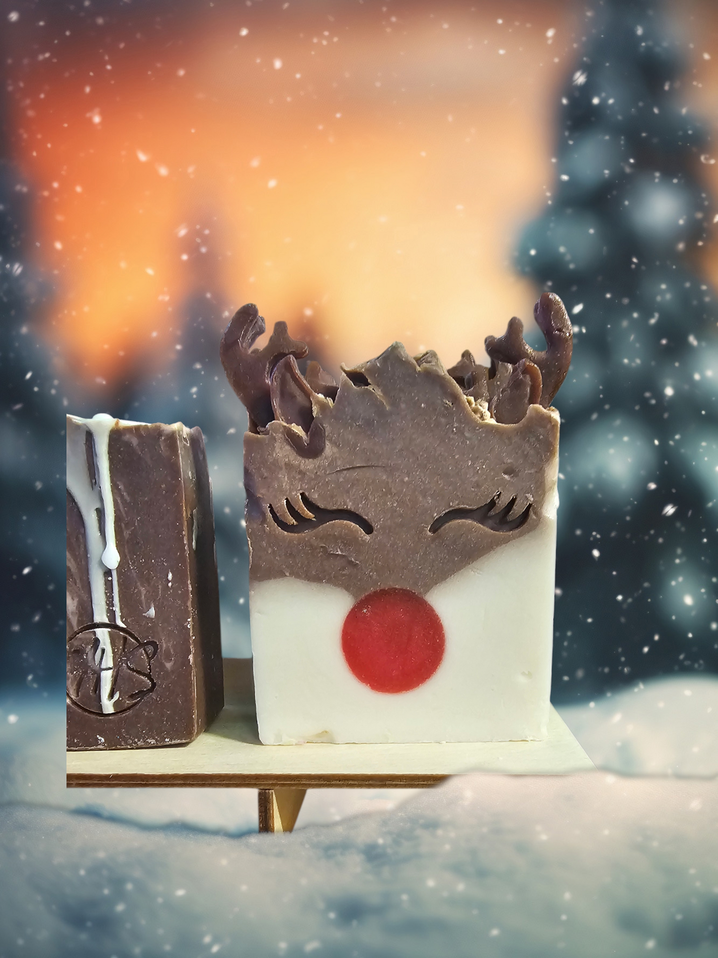 Christmas Themed Goat's Milk & Tallow Soap Bars